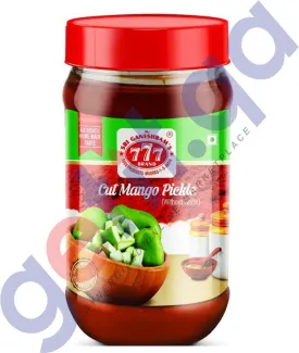 CUT Mango Pickle 300gm - Premium Quality 777 Brand