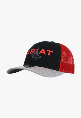 Ariat Mens Bucking Bronco Snap Back Cap