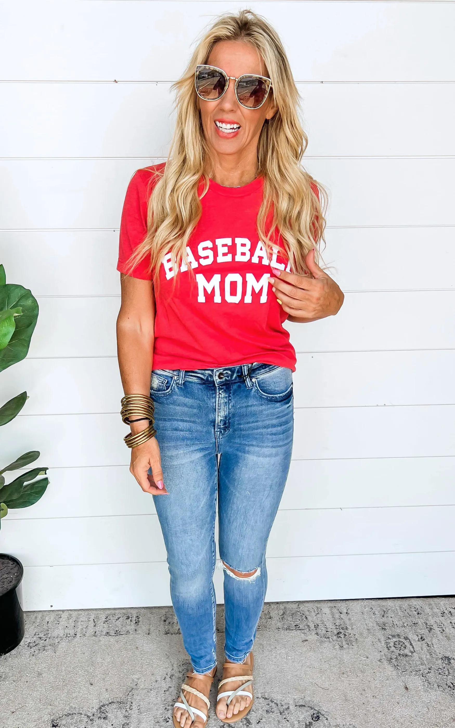 Baseball Mom Graphic Tee** - Final Sale