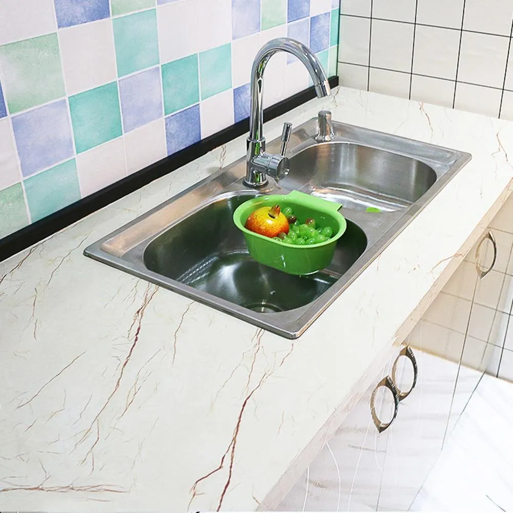 Benchtop Kitchen Vinyl Marble Look Contact Paper