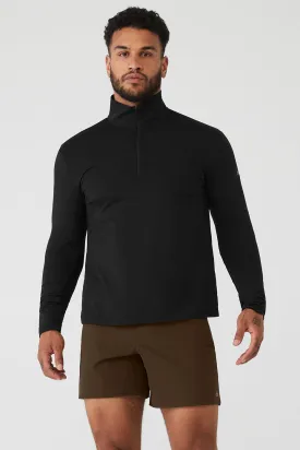 Conquer 1/4 Zip Reform Long Sleeve - Black