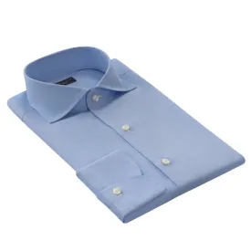 Cotton Dress Shirt in Light Blue