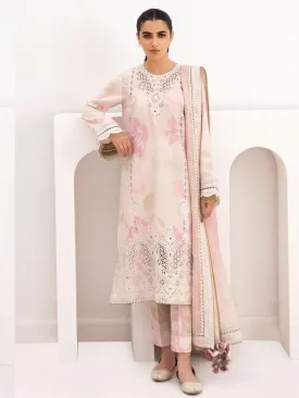 Digital Printed Embroidered Lawn