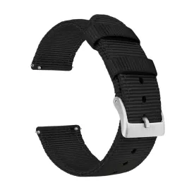 Gear Sport Two Piece NATO® Style Black Watch Band