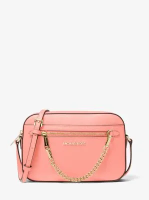 Jet Set Large Saffiano Leather Crossbody Bag | 55662