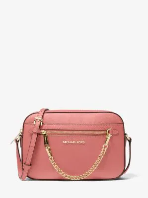 Jet Set Large Saffiano Leather Crossbody Bag | 55662