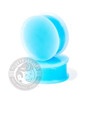 Light Blue Silicone Plugs