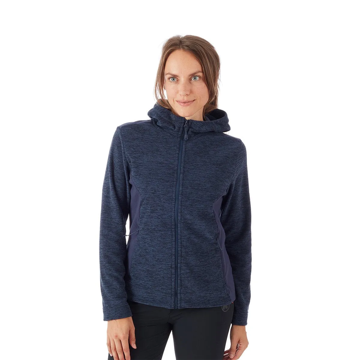 Mammut Women's Yadkin ML Hooded Jacket Peacoat Melange-Peacoat S