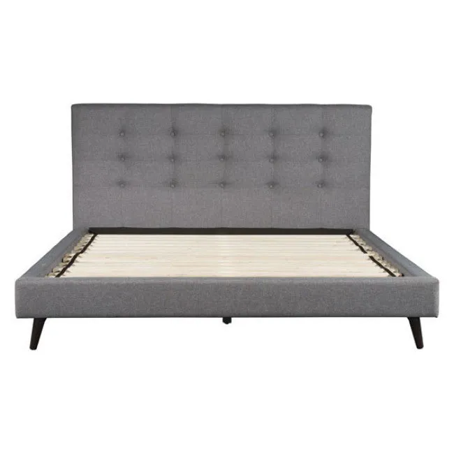 Modern Bed in Gray