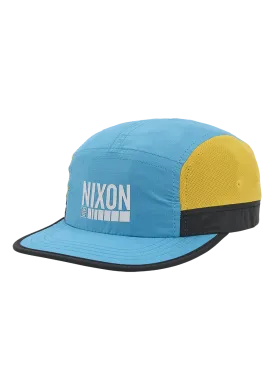 Night Runner Strapback Hat - Aqua / Yellow