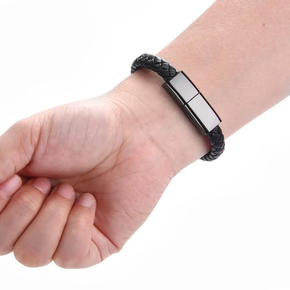 On-the-Go USB Charging Bracelet