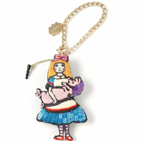 TM - CHB1786Keychain Alice & Pig